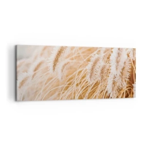 Impression sur toile - Image sur toile - Le bruissement doré de l'herbe - 100x40 cm