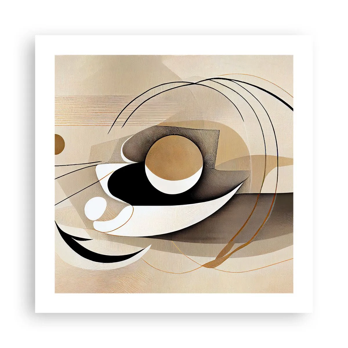 Affiche - Poster - Composition : l'essence des choses - 50x50 cm