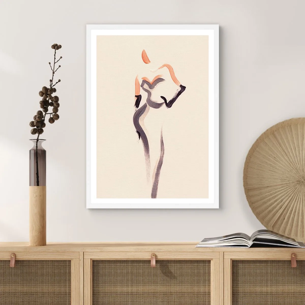 Affiche dans un cadre blanc - Poster - Des années d'or d'Hollywood - 40x50 cm