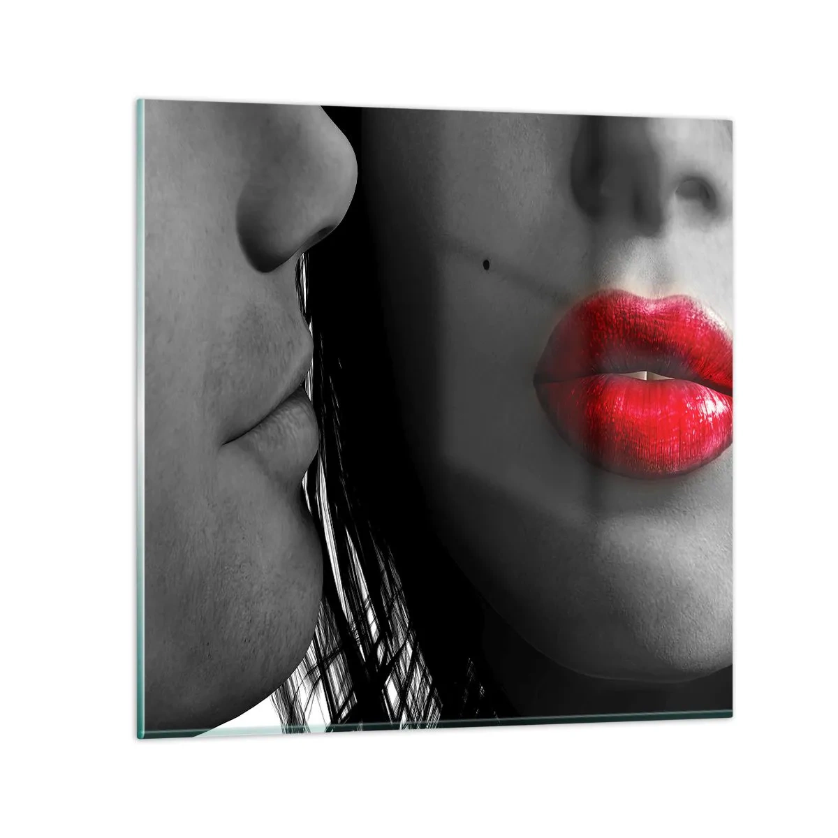 Impression sur verre - Image sur verre - Face à face - 70x70 cm