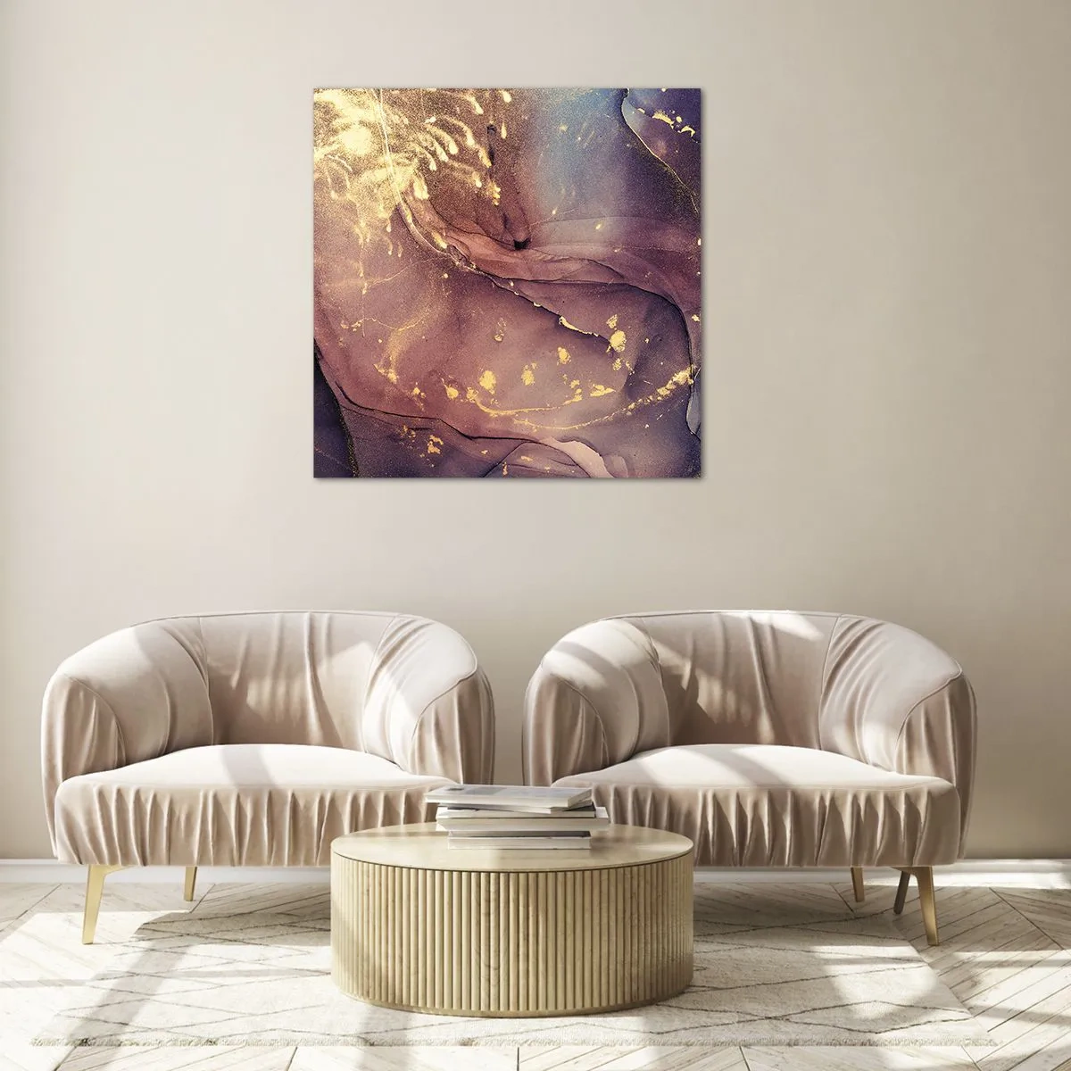 Impression sur verre - Image sur verre - Matière et esprit - 50x50 cm