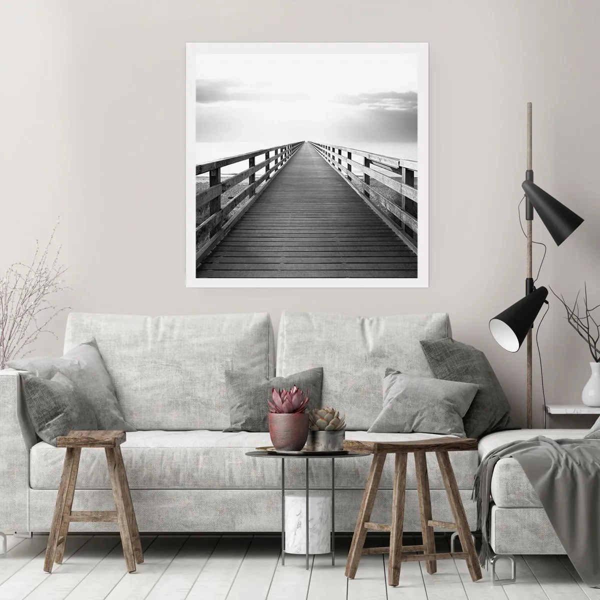 Affiche - Poster - A perte de vue... - 60x60 cm