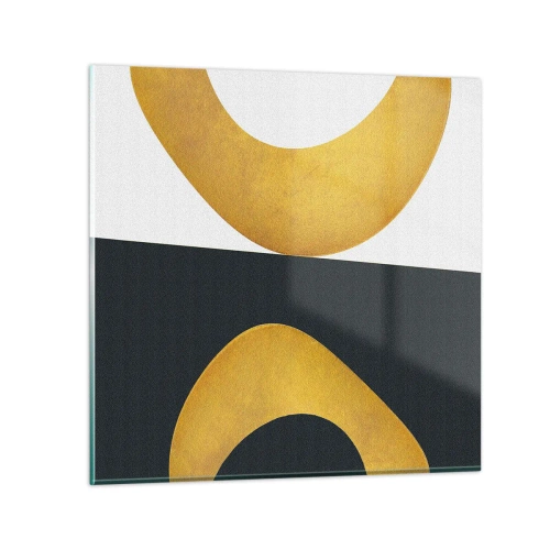 Impression sur verre - Image sur verre - Avant tout : l’or - 30x30 cm