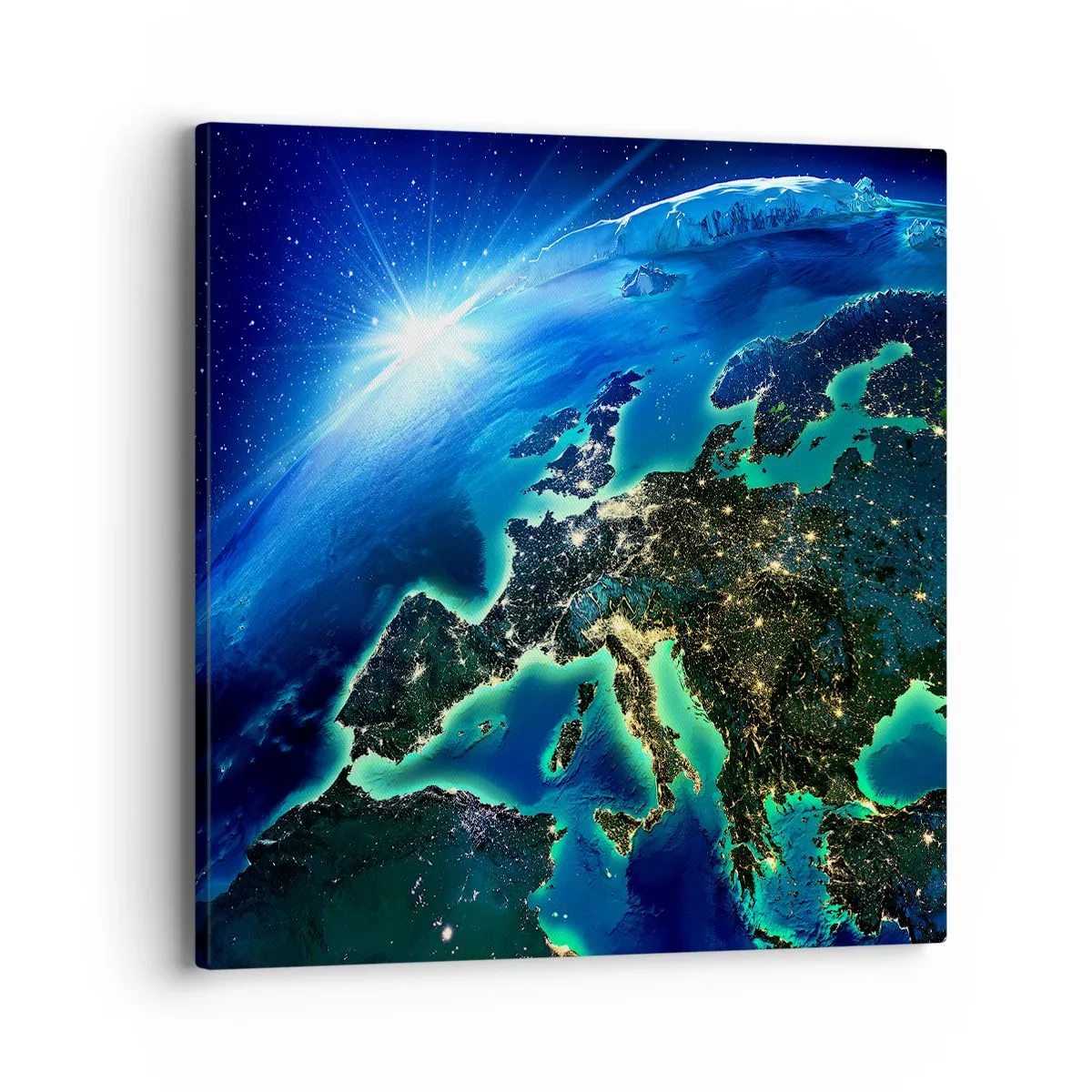 Impression sur toile - Image sur toile - Europe pétillante - 40x40 cm