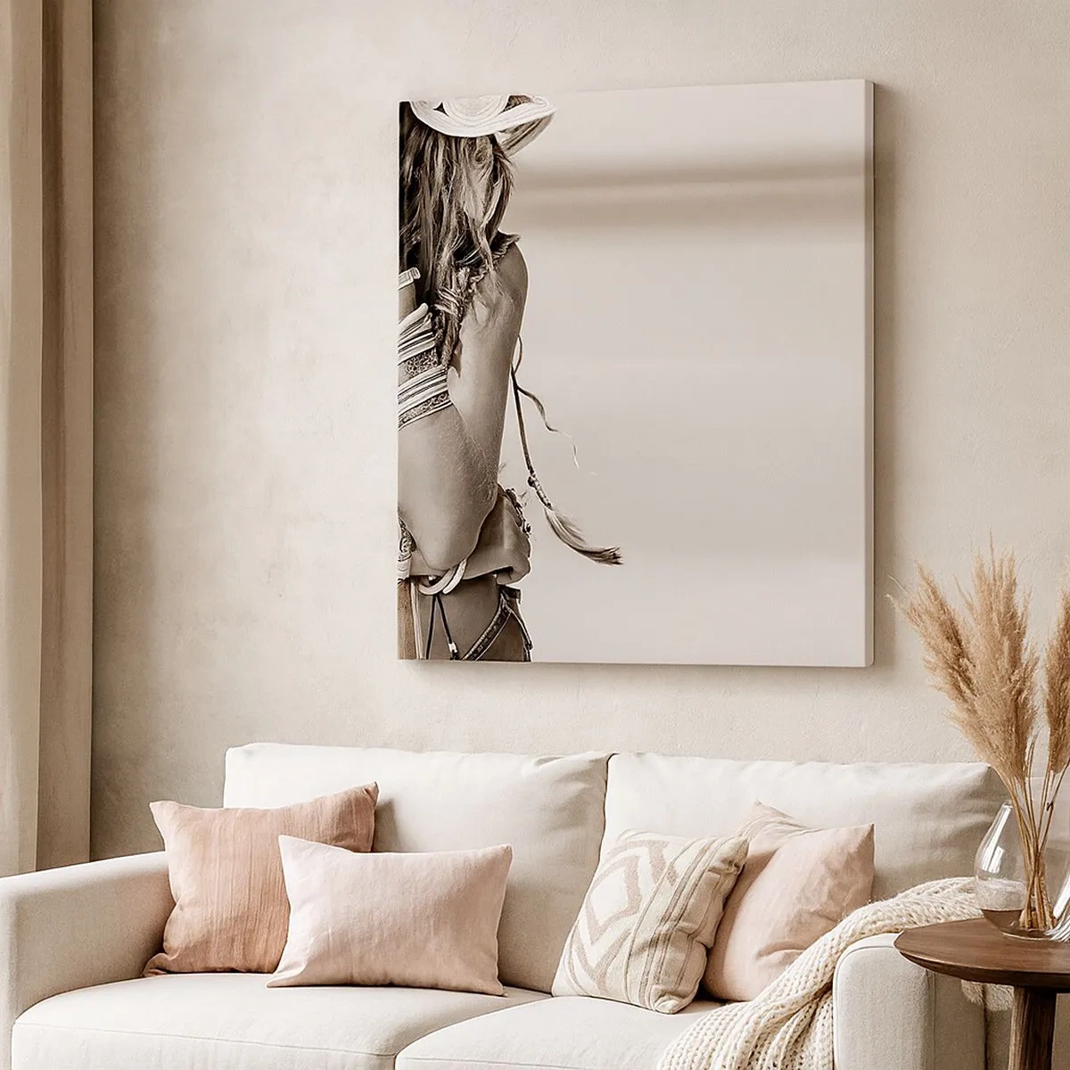 Impression sur toile - Image sur toile - Comment va la fille - 30x30 cm