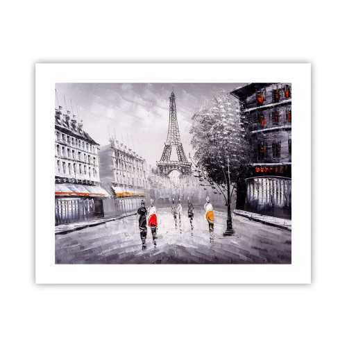 Affiche - Poster - Balade parisienne - 50x40 cm