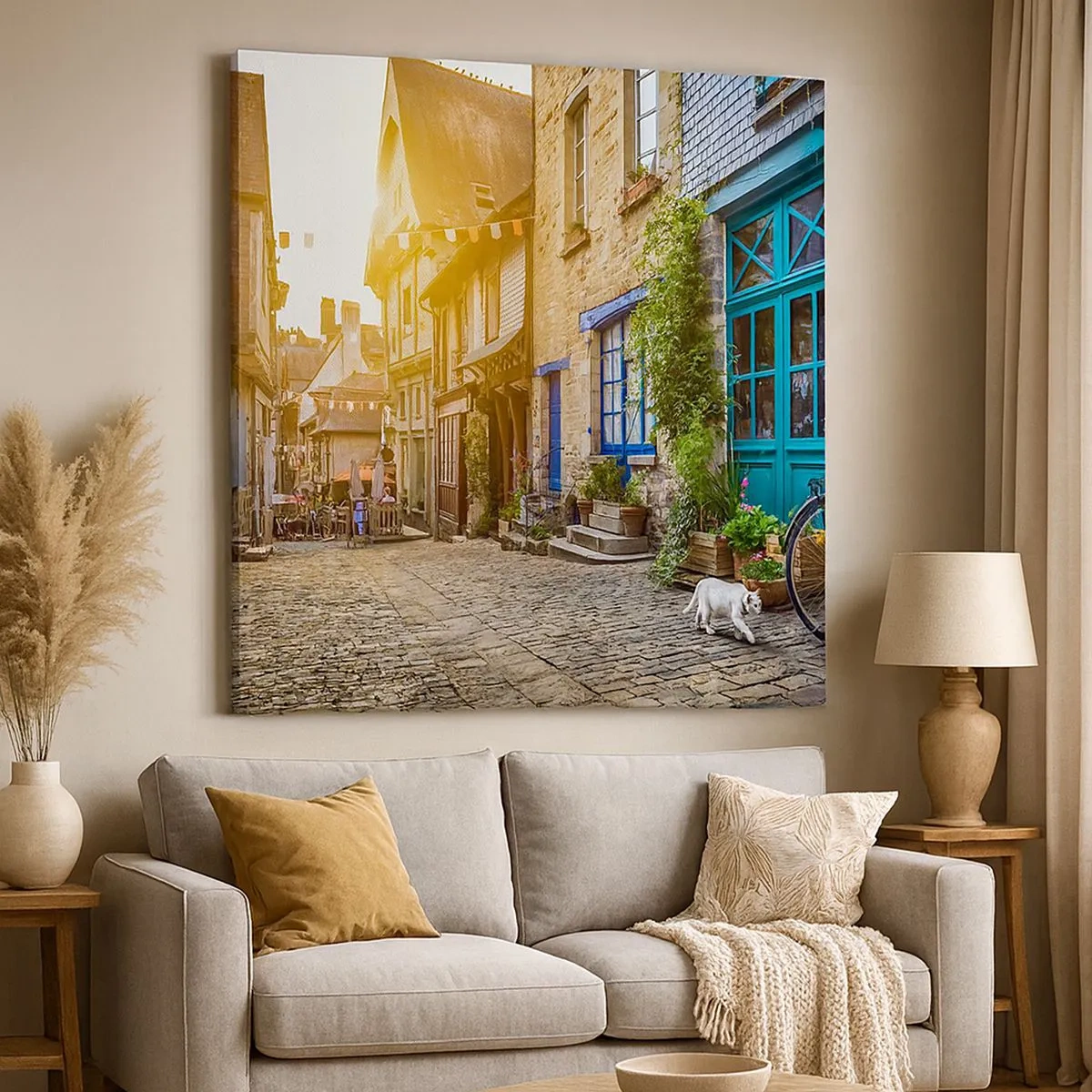 Impression sur toile - Image sur toile - Aux confins du monde - 30x30 cm