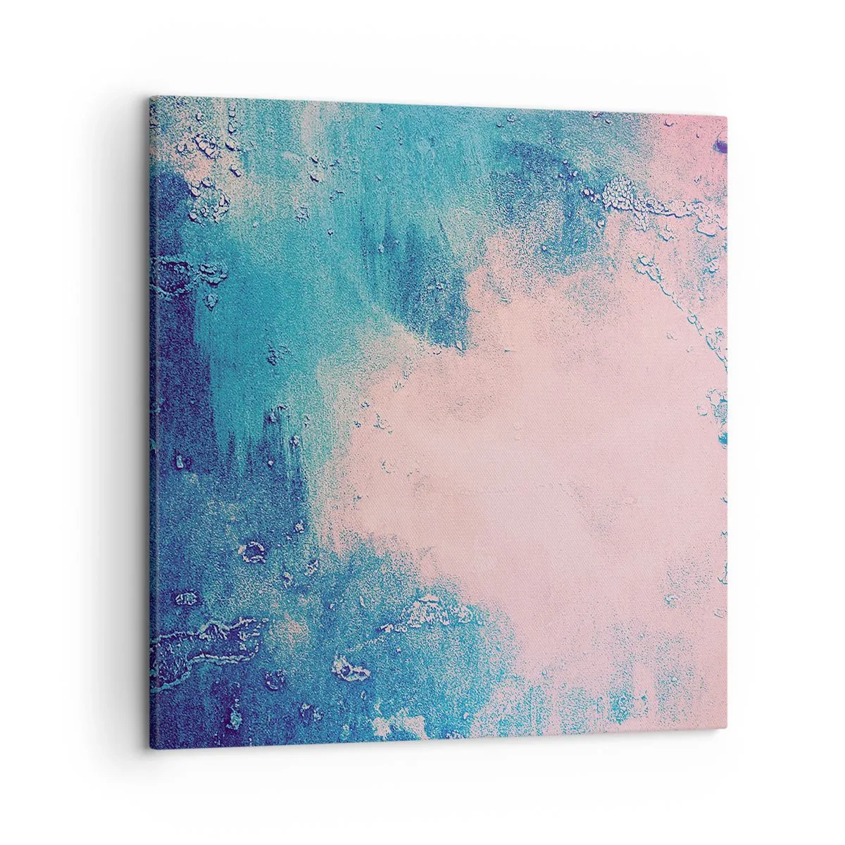 Impression sur toile - Image sur toile - Etreintes bleues - 50x50 cm