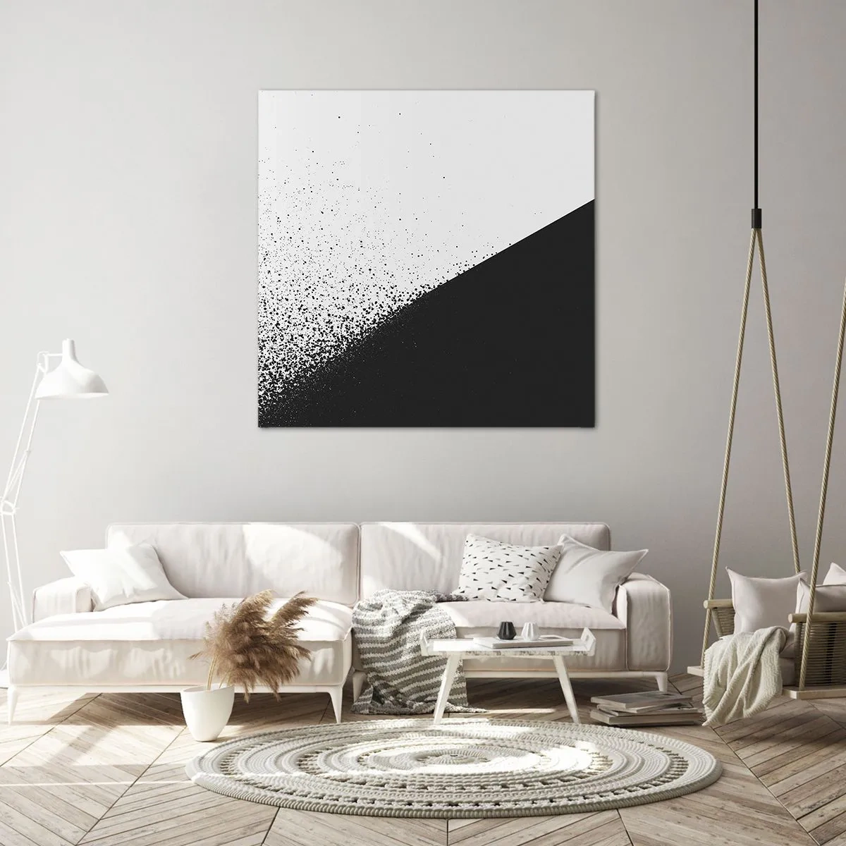 Impression sur toile - Image sur toile - De plus en plus vite, de plus en plus - 70x70 cm