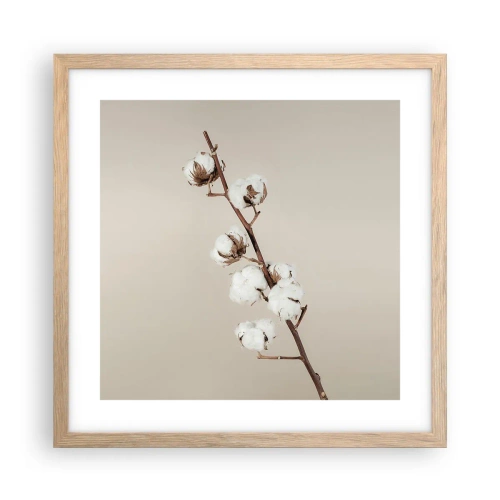 Affiche dans un chêne clair - Poster - A la source de la douceur - 40x40 cm