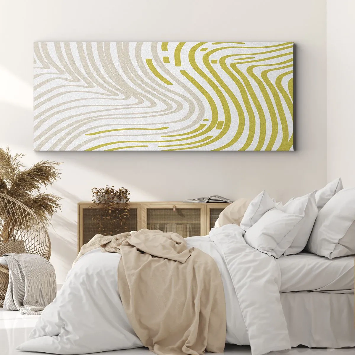 Impression sur toile - Image sur toile - Une composition au léger virage - 100x40 cm