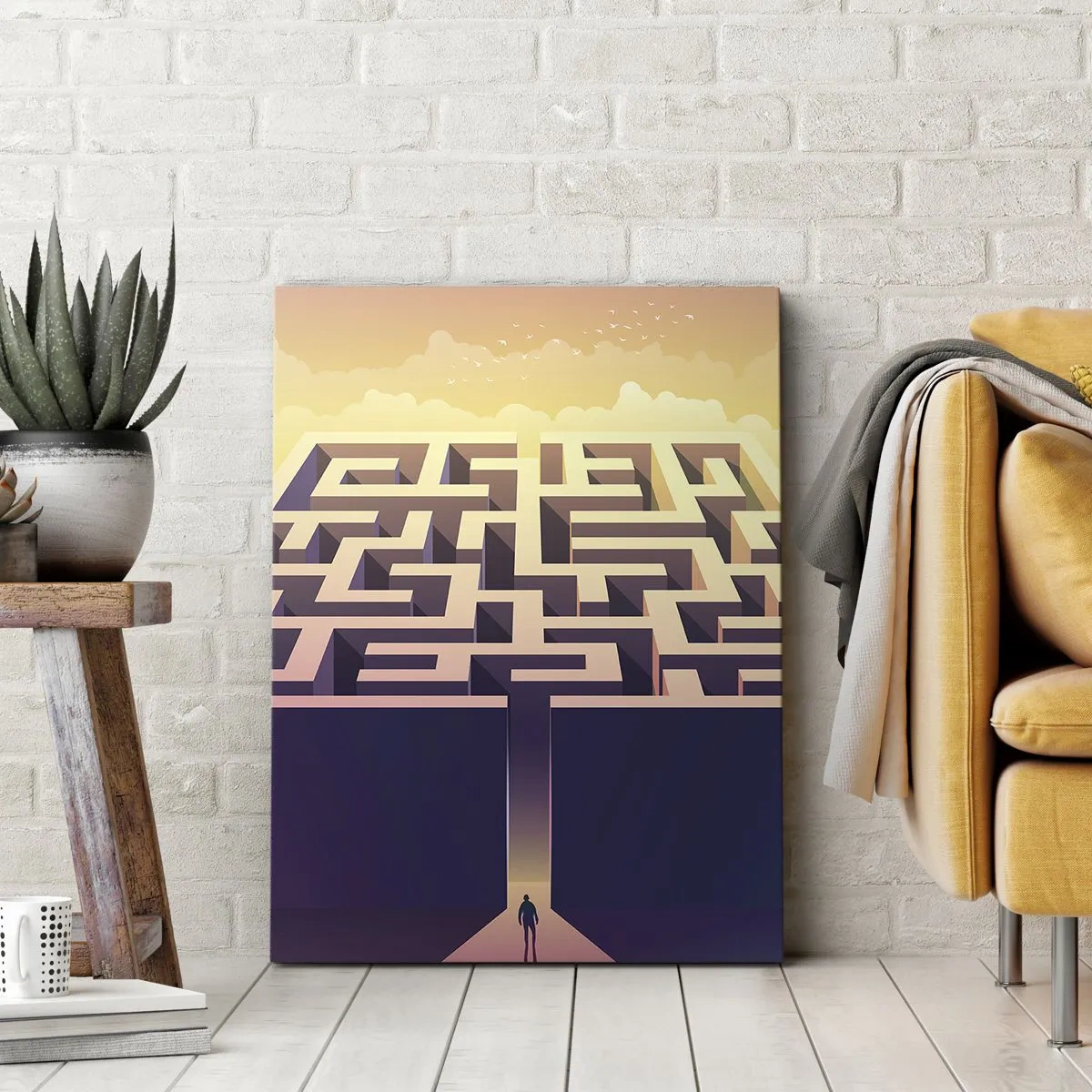 Impression sur toile - Image sur toile - Le temps de la décision - 70x100 cm