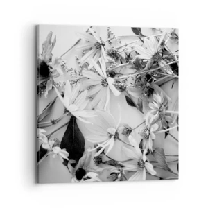 Impression sur toile - Image sur toile - Non-un bouquet de fleurs - 70x70 cm