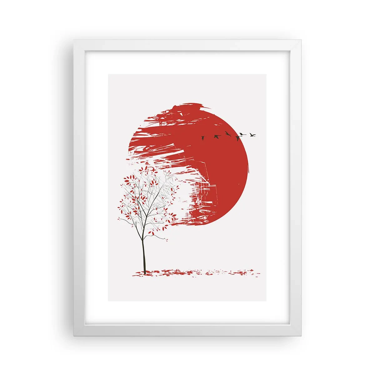 Affiche dans un cadre blanc - Poster - Connaissez-vous ce pays ? - 30x40 cm