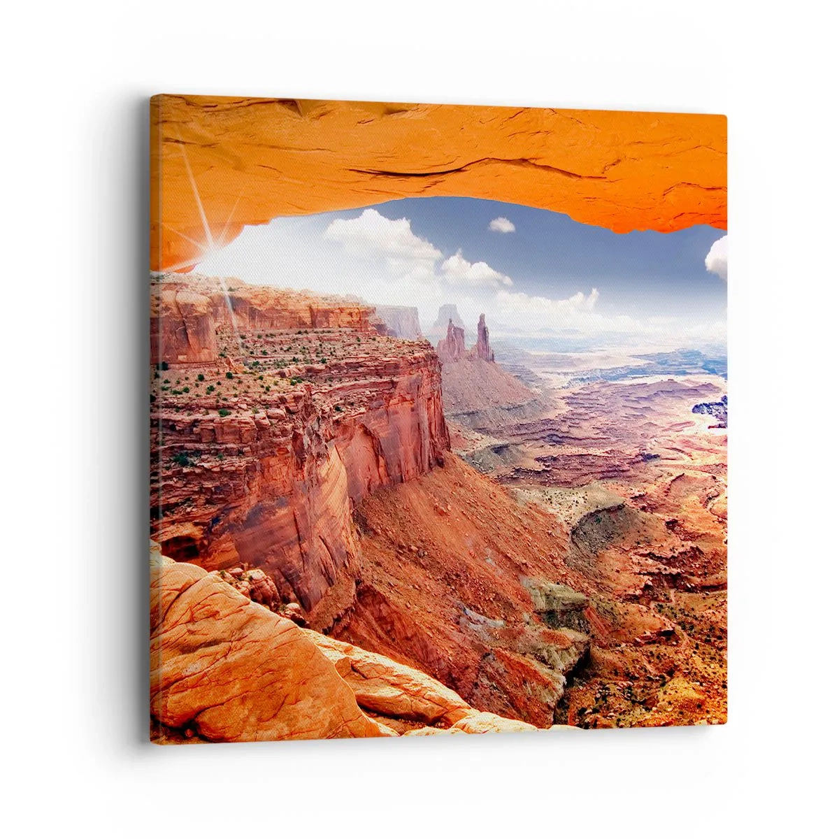 Impression sur toile - Image sur toile - Sculpté par la nature elle-même - 40x40 cm