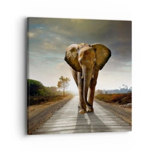 Impression sur toile - Image sur toile - Et pas du tout en porcelaine - 40x40 cm