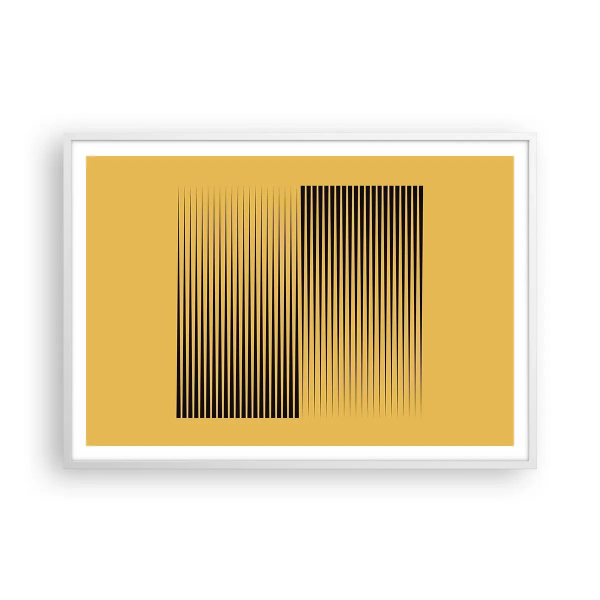 Affiche dans un cadre blanc - Poster - Cadre opposé - 100x70 cm