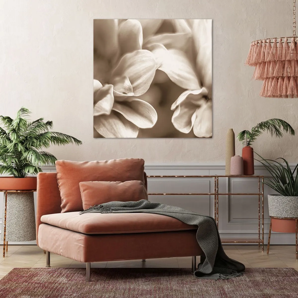 Impression sur toile - Image sur toile - Doux comme un sourire - 50x50 cm