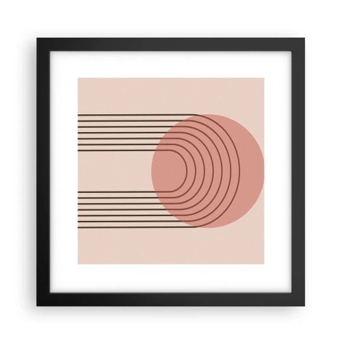 Affiche dans un cadre noir - Poster - Attraction irrésistible - 30x30 cm