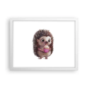 Affiche dans un cadre blanc - Poster - La fête c'est tous les jours - 40x30 cm