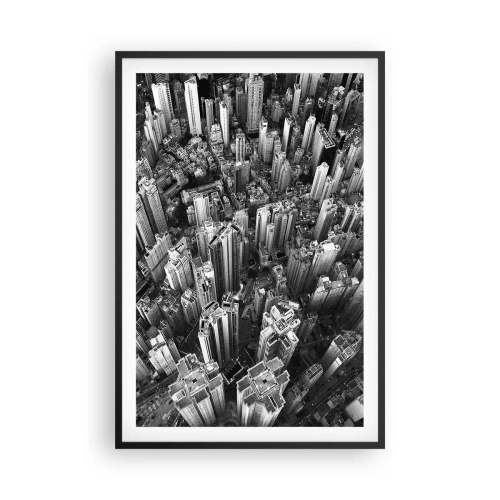 Affiche dans un cadre noir - Poster - Toujours de plus en plus haut - 61x91 cm