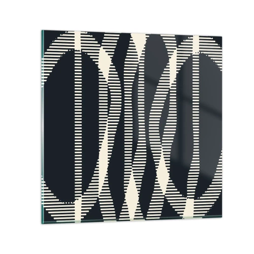 Impression sur verre - Image sur verre - Une tentative de briser l'obscurité - 70x70 cm