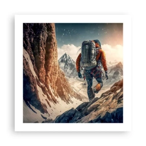 Affiche - Poster - Guerrier solitaire - 50x50 cm