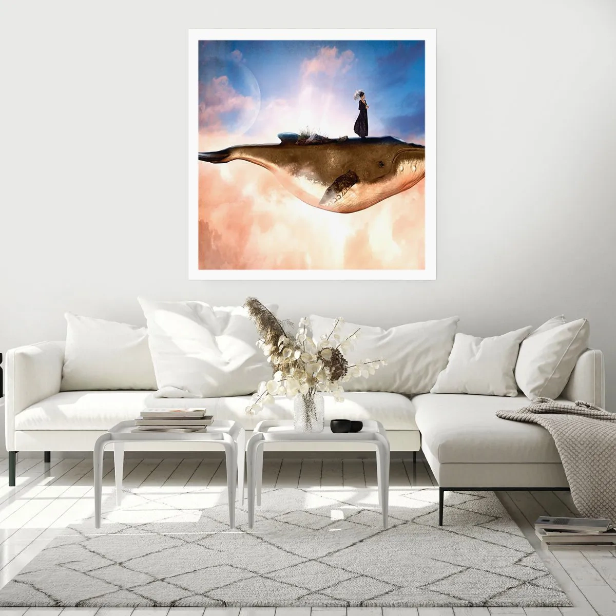 Affiche - Poster - Voyage irréel - 40x40 cm