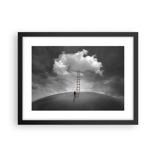 Affiche dans un cadre noir - Poster - Tout est possible - 40x30 cm