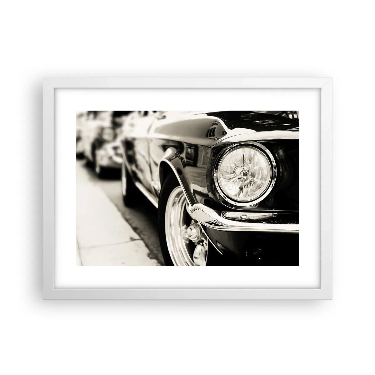 Affiche dans un cadre blanc - Poster - Brillance permanente - 40x30 cm