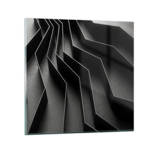 Impression sur verre - Image sur verre - Ordre spatial - 30x30 cm
