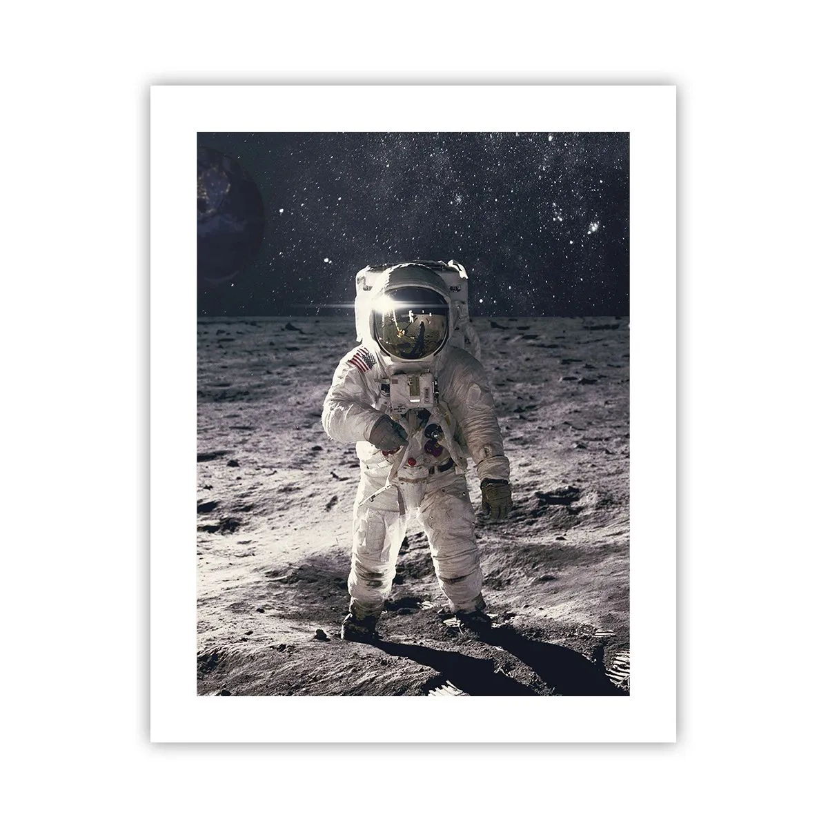 Affiche - Poster - Salutations de la lune - 40x50 cm