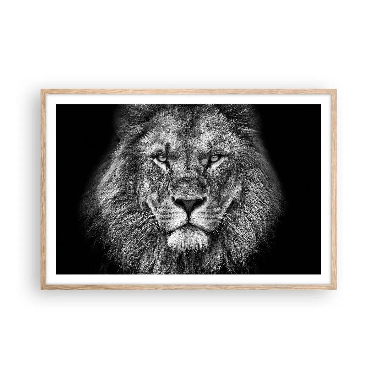 Affiche dans un chêne clair - Poster - En vêtement de sacre - 91x61 cm