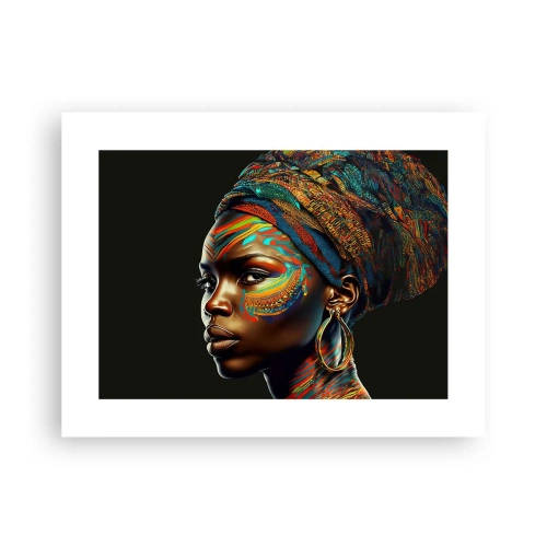 Affiche - Poster - reine africaine - 40x30 cm