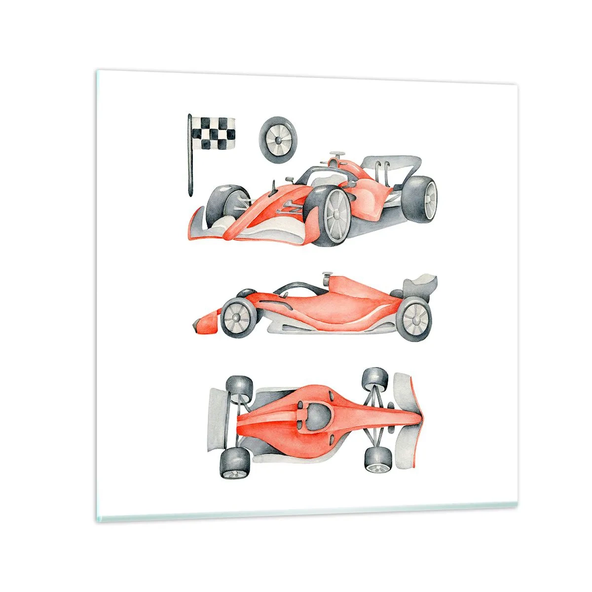 Impression sur verre - Image sur verre - poursuis ton rêve - 70x70 cm