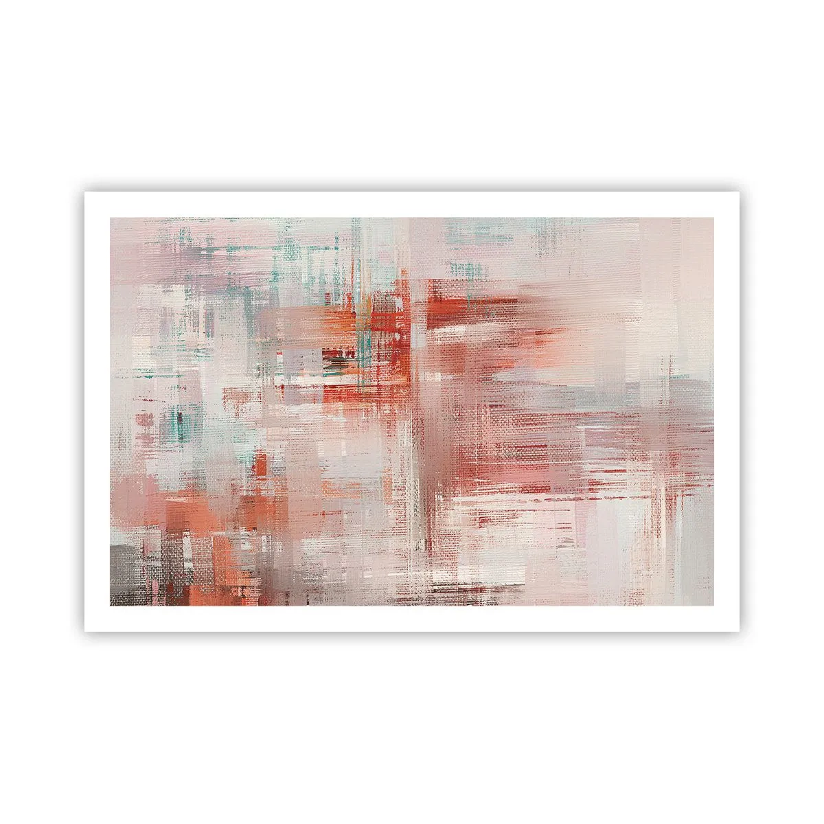 Affiche - Poster - Brumeux. Mais rose - 91x61 cm