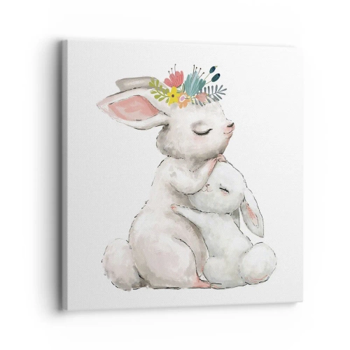 Impression sur toile - Image sur toile - Maman irremplaçable - 30x30 cm