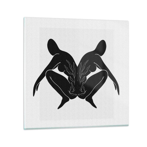 Impression sur verre - Image sur verre - Une âme commune - 70x70 cm