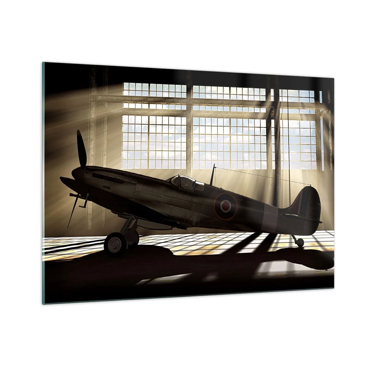 Impression sur verre - Image sur verre - Le repos du guerrier - 100x70cm - Le repos du guerrier - Décoration murale moderne pour le salon et la chambre ARTTOR