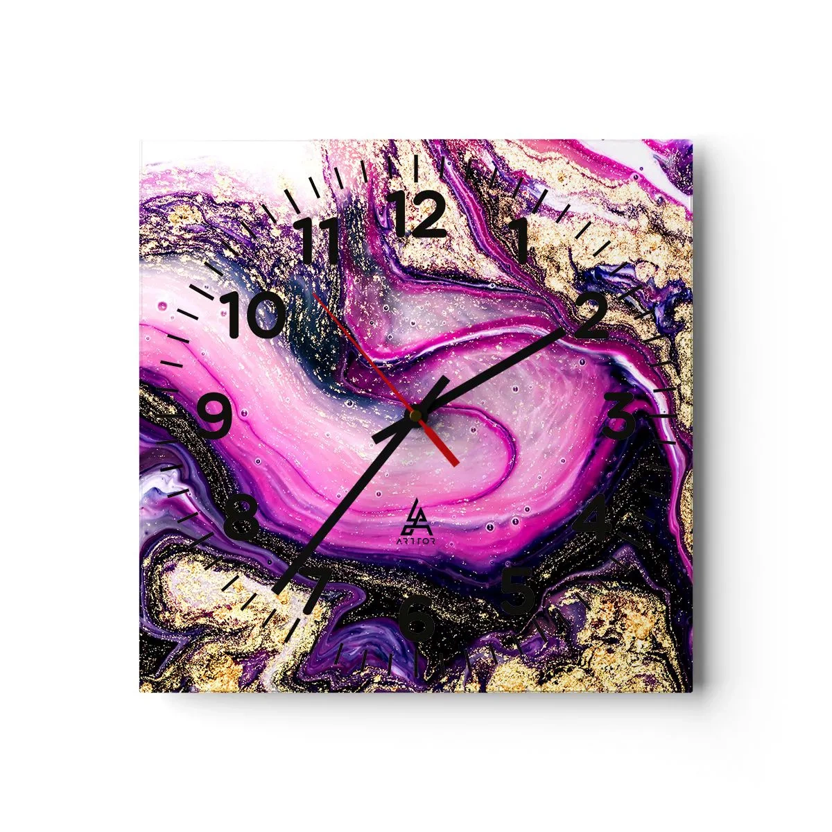 Horloge murale - Pendule murale - Un instant dans les coulisses - 40x40 cm