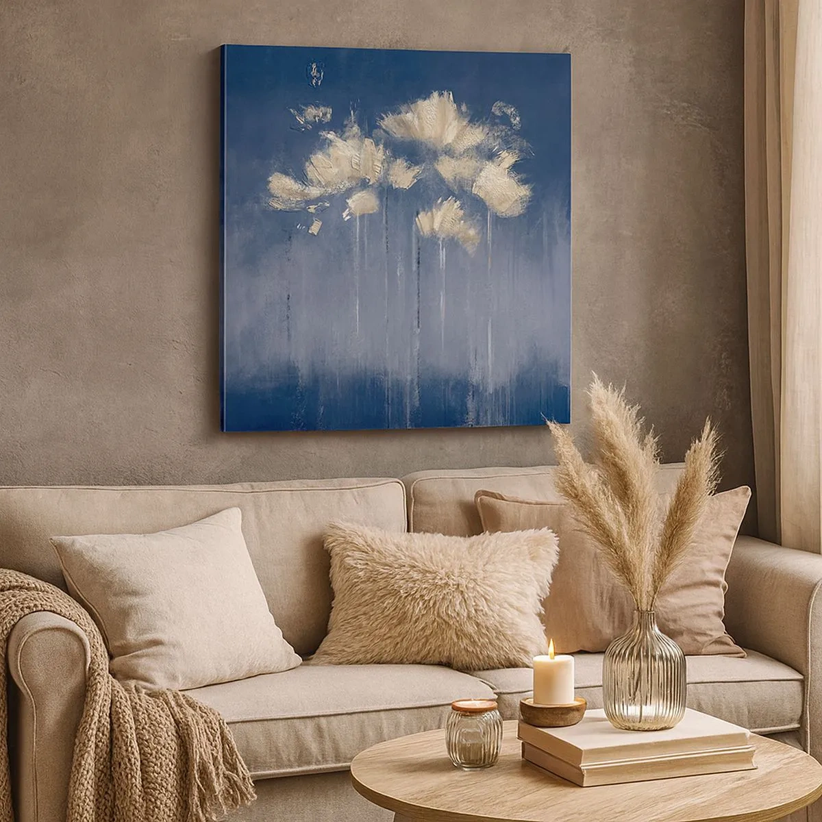 Impression sur toile - Image sur toile - Comme des pétales au vent - 30x30 cm