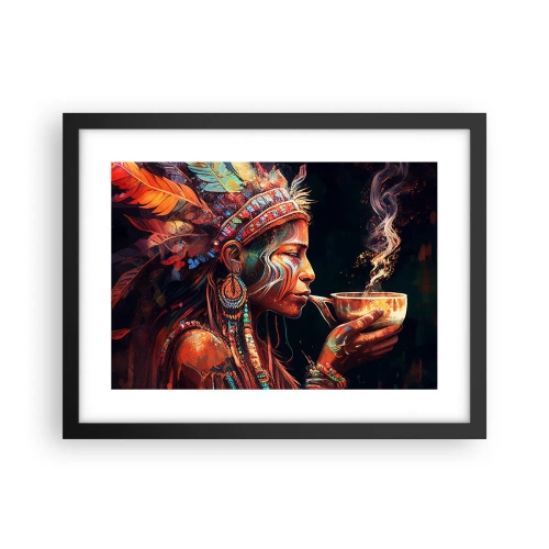 Affiche dans un cadre noir - Poster - Rituel magique - 40x30 cm