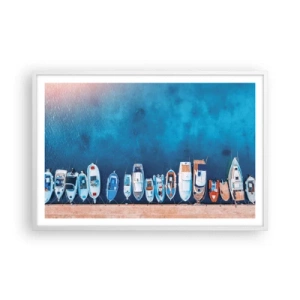 Affiche dans un cadre blanc - Poster - En une seule fois - 91x61 cm