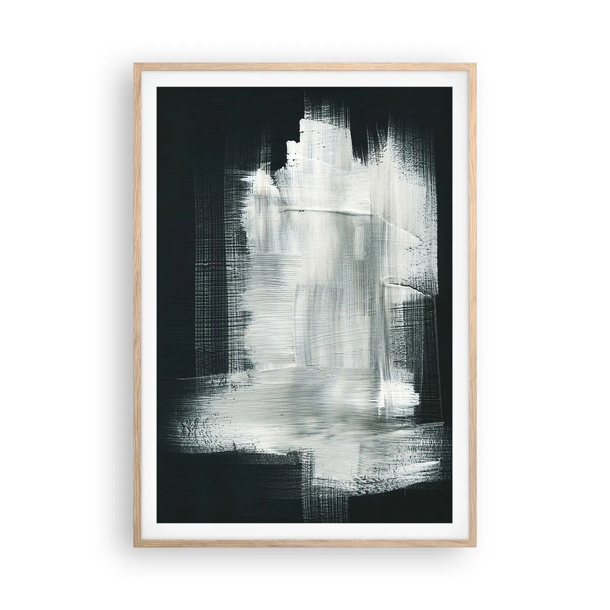 Affiche dans un chêne clair - Poster - Tissé à la verticale et à l'horizontale - 70x100 cm