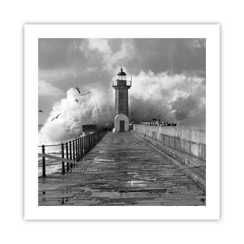 Affiche - Poster - Sans peur - 50x50 cm