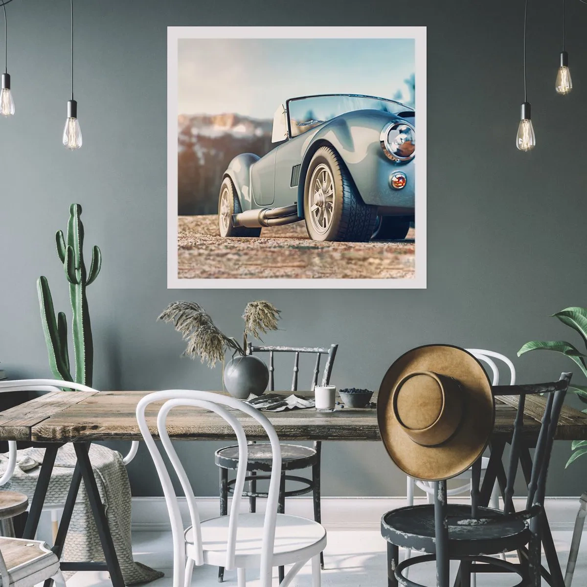 Affiche - Poster - Ce qui compte c'est le style - 50x50 cm