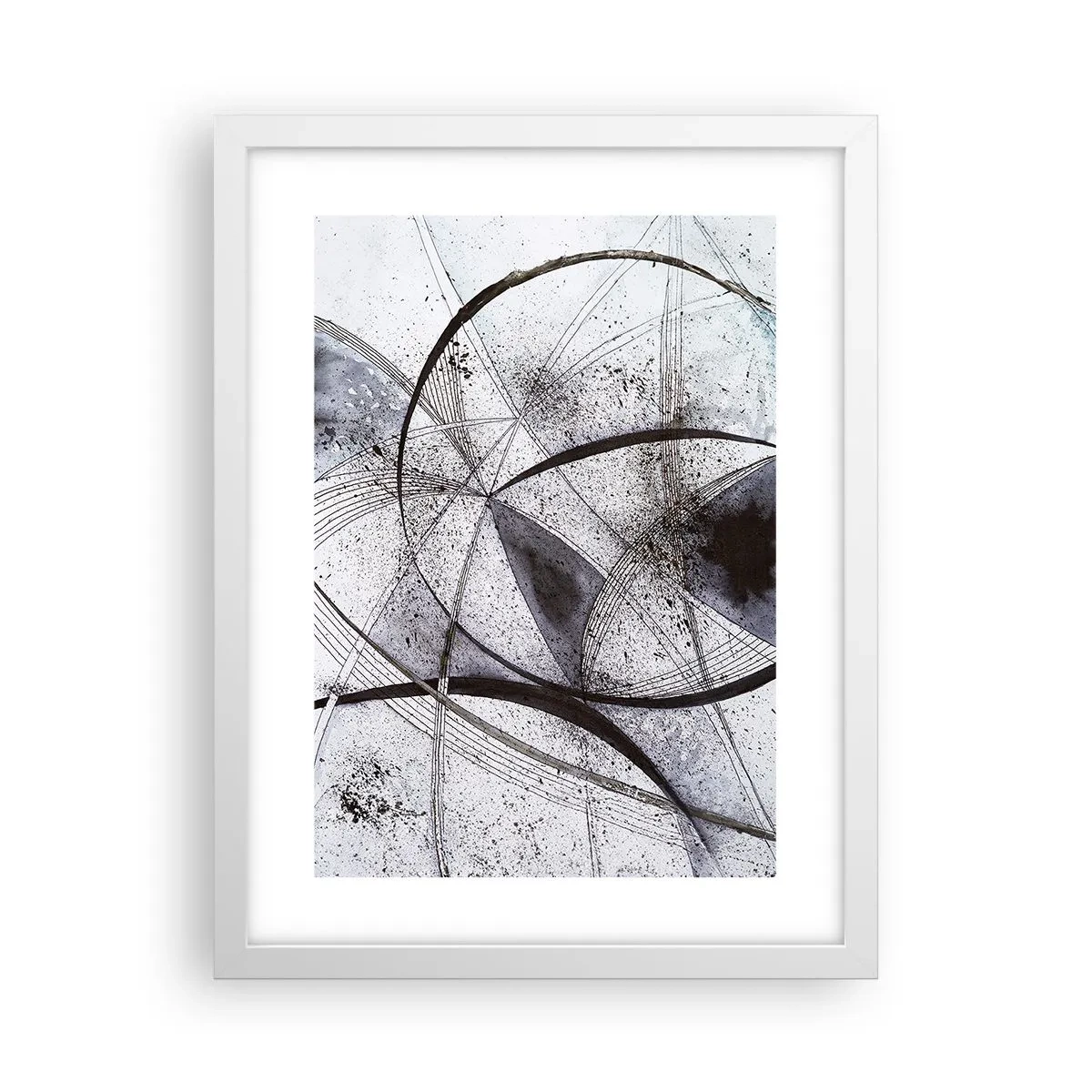 Affiche dans un cadre blanc - Poster - Fantaisie futuriste - 30x40 cm