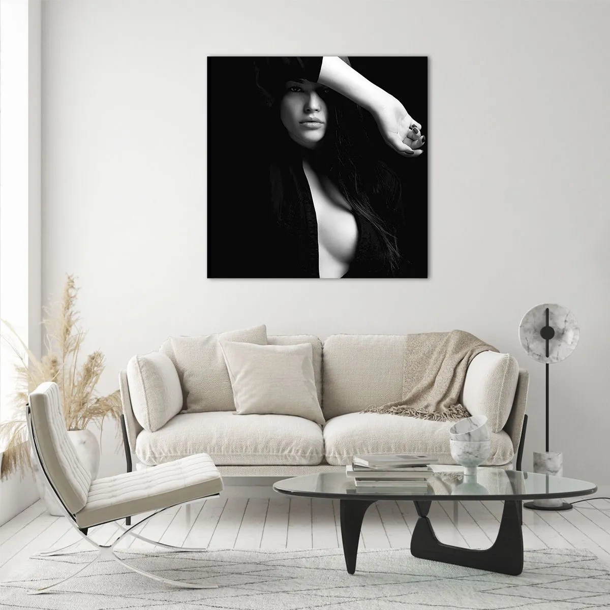 Impression sur verre - Image sur verre - École de séduction - 70x70 cm