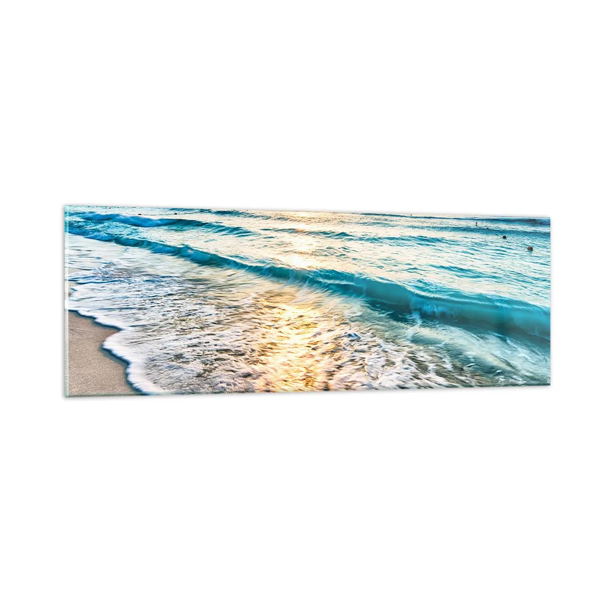 Impression sur verre - Image sur verre - Une vue qui en vaut la peine - 90x30 cm