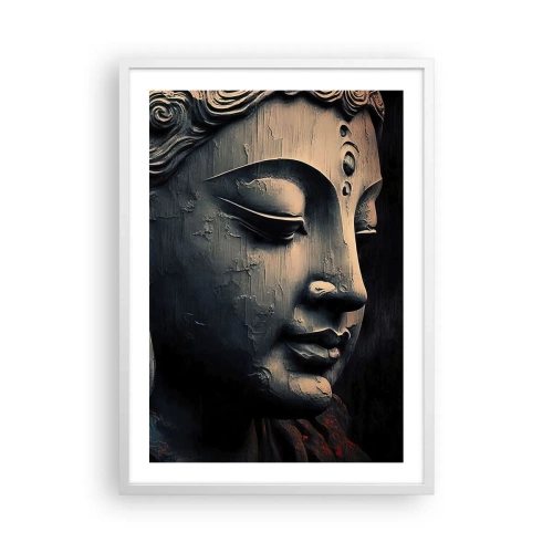 Affiche dans un cadre blanc - Poster - En harmonie avec le monde - 50x70 cm